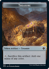 Treasure // Treasure Double-Sided Token [Starter Commander Decks] | Spectrum Games