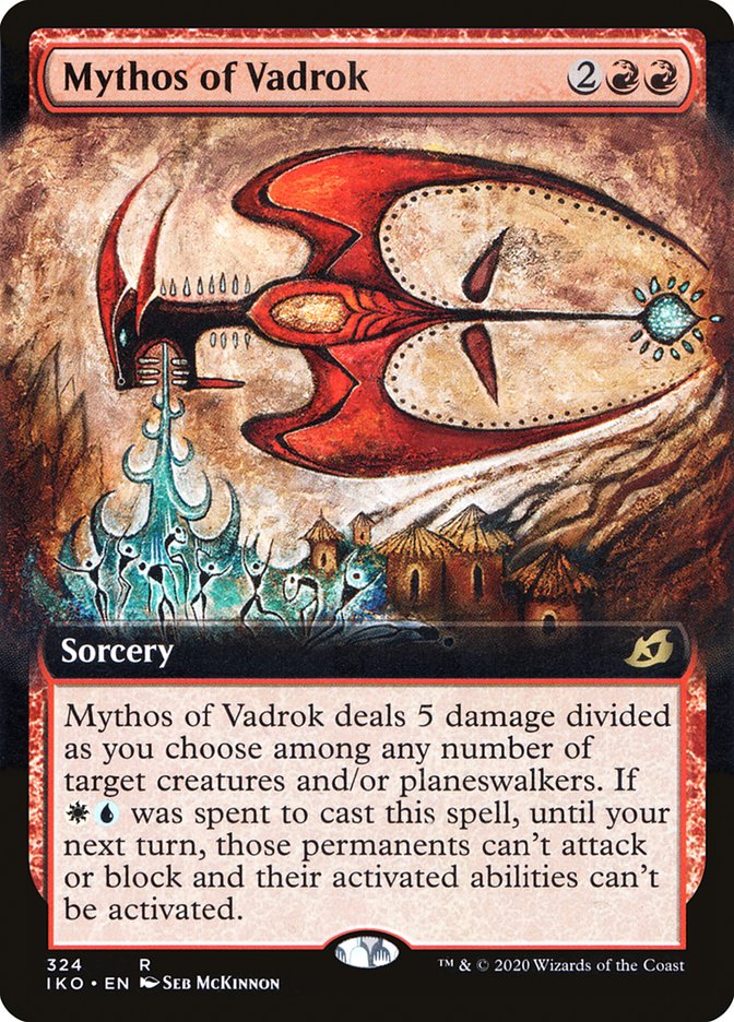 Mythos of Vadrok (Extended Art) [Ikoria: Lair of Behemoths] | Spectrum Games