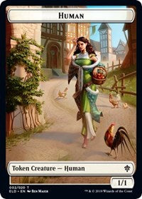 Human // Beast Double-sided Token (Challenger 2021) [Unique and Miscellaneous Promos] | Spectrum Games