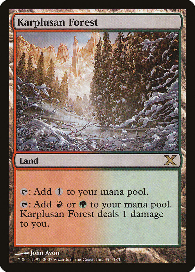 Karplusan Forest [Tenth Edition] | Spectrum Games