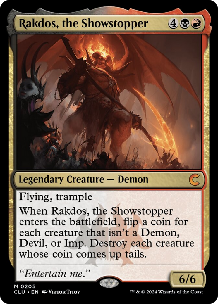 Rakdos, the Showstopper [Ravnica: Clue Edition] | Spectrum Games