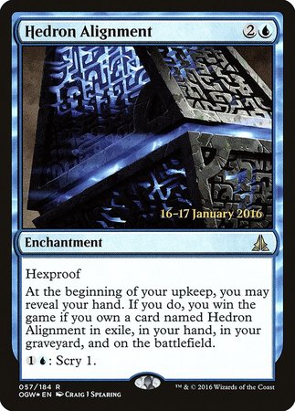 Hedron Alignment [Oath of the Gatewatch Promos] | Spectrum Games