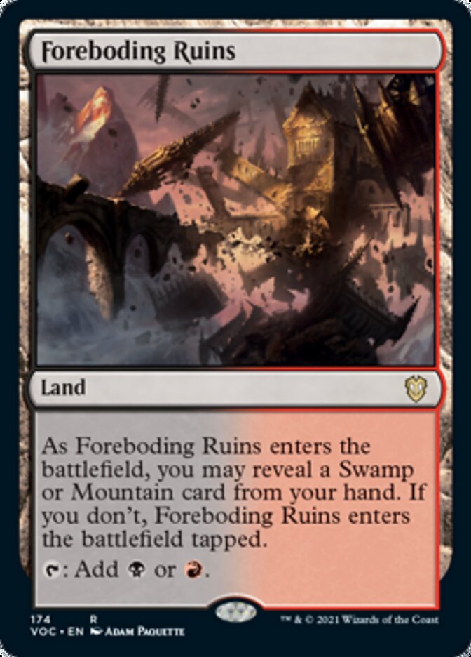 Foreboding Ruins [Innistrad: Crimson Vow Commander] | Spectrum Games