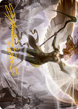 Sigarda's Splendor Art Card (Gold-Stamped Signature) [Innistrad: Midnight Hunt Art Series] | Spectrum Games