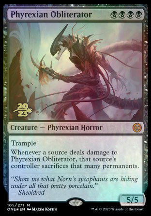 Phyrexian Obliterator [Phyrexia: All Will Be One Prerelease Promos] | Spectrum Games