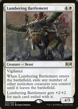 Lumbering Battlement [Ravnica Allegiance] | Spectrum Games