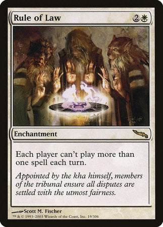 Rule of Law [Mirrodin] | Spectrum Games