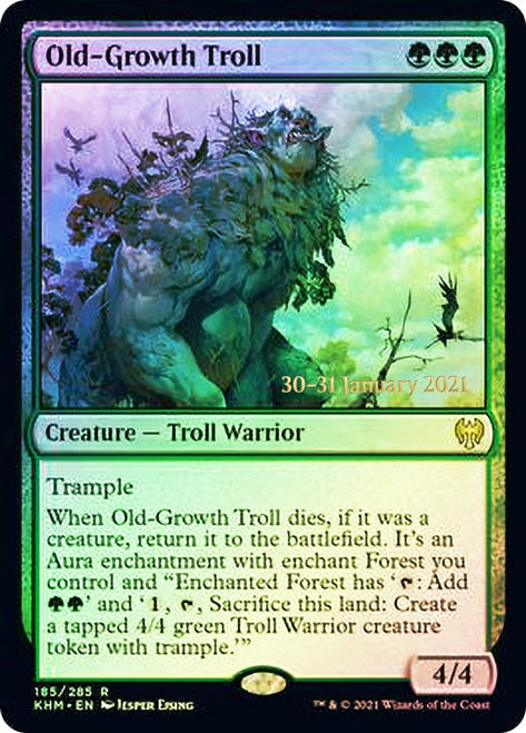 Old-Growth Troll  [Kaldheim Prerelease Promos] | Spectrum Games