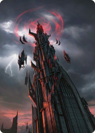 Barad-dur Art Card [The Lord of the Rings: Tales of Middle-earth Art Series] | Spectrum Games