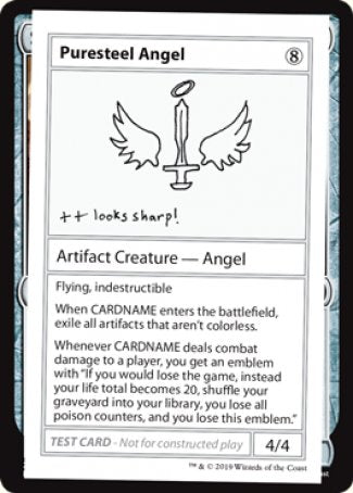 Puresteel Angel (2021 Edition) [Mystery Booster Playtest Cards] | Spectrum Games