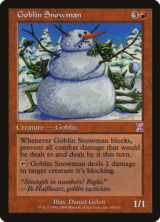 Goblin Snowman [Time Spiral Timeshifted] | Spectrum Games