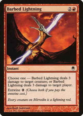 Barbed Lightning [Darksteel] | Spectrum Games