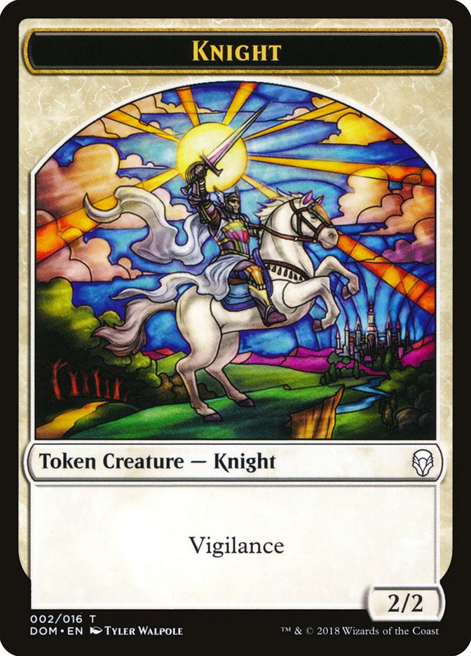 Knight (002/016) [Dominaria Tokens] | Spectrum Games