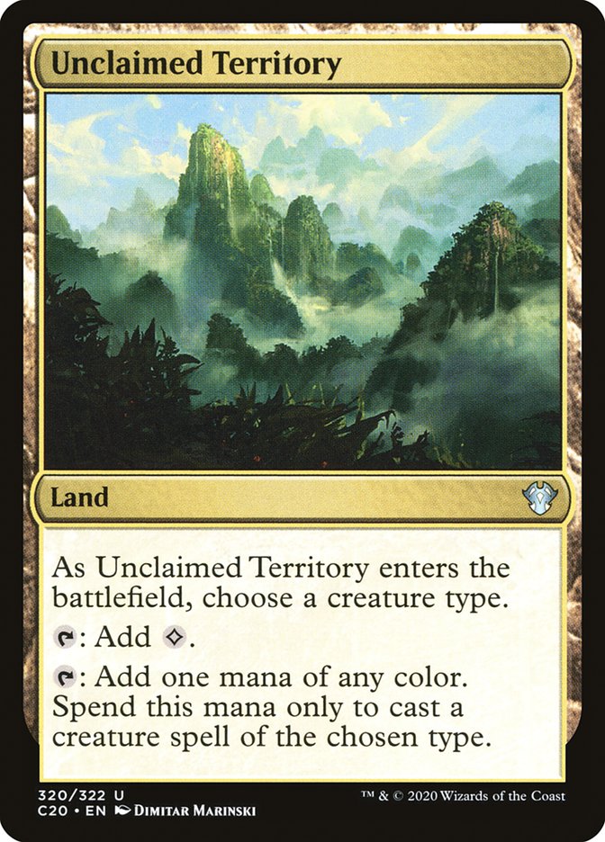 Unclaimed Territory [Commander 2020] | Spectrum Games