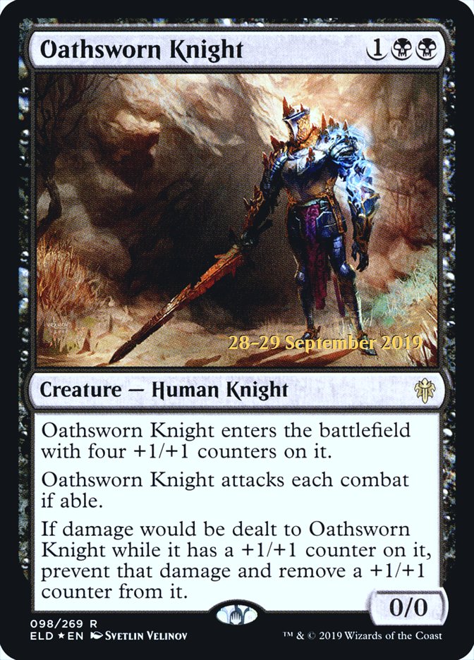 Oathsworn Knight  [Throne of Eldraine Prerelease Promos] | Spectrum Games