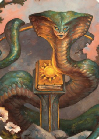 Guardian Naga Art Card [Commander Legends: Battle for Baldur's Gate Art Series] | Spectrum Games