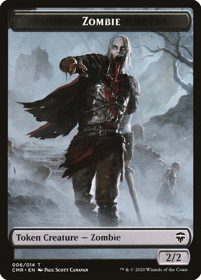 Salamander Warrior // Zombie Token [Commander Legends Tokens] | Spectrum Games