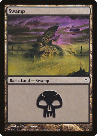 Swamp (170) [New Phyrexia] | Spectrum Games