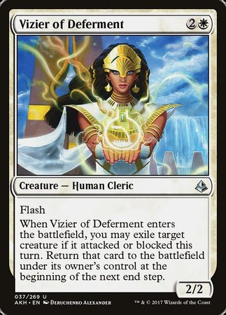 Vizier of Deferment [Amonkhet] | Spectrum Games