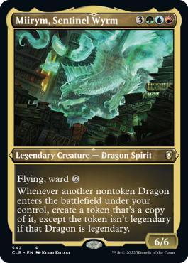 Miirym, Sentinel Wyrm (Foil Etched) [Commander Legends: Battle for Baldur's Gate] | Spectrum Games