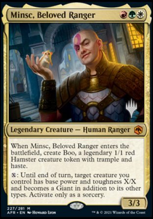 Minsc, Beloved Ranger (Promo Pack) [Dungeons & Dragons: Adventures in the Forgotten Realms Promos] | Spectrum Games