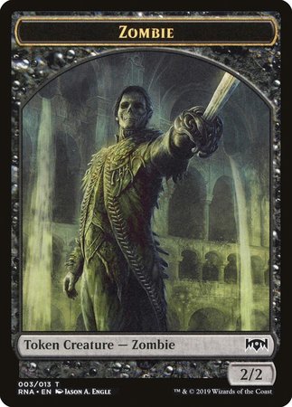 Zombie Token [Ravnica Allegiance Tokens] | Spectrum Games