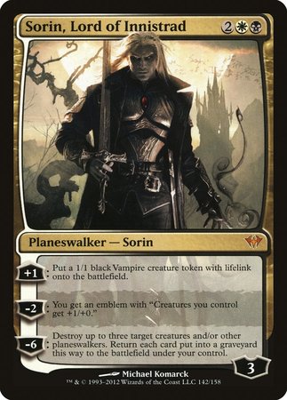 Sorin, Lord of Innistrad [Dark Ascension] | Spectrum Games