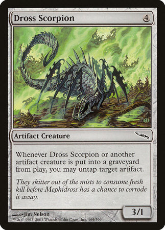 Dross Scorpion [Mirrodin] | Spectrum Games