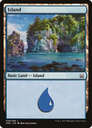 Island (28) [Duel Decks: Mind vs. Might] | Spectrum Games