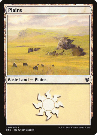 Plains (339) [Commander 2016] | Spectrum Games