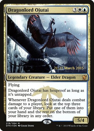 Dragonlord Ojutai [Dragons of Tarkir Promos] | Spectrum Games