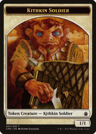 Kithkin Soldier Token (001) [Commander Anthology Tokens] | Spectrum Games