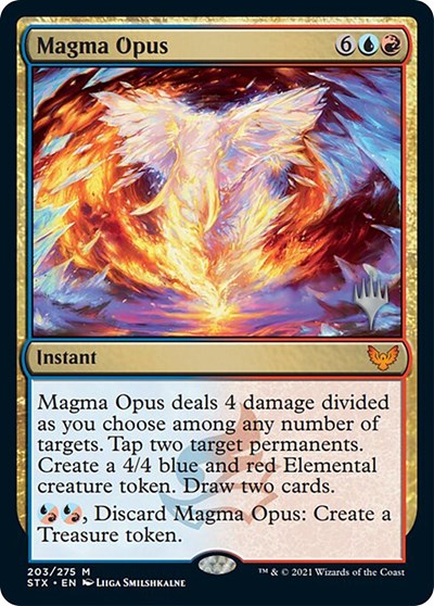 Magma Opus (Promo Pack) [Strixhaven: School of Mages Promos] | Spectrum Games