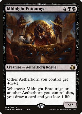 Midnight Entourage [Aether Revolt] | Spectrum Games