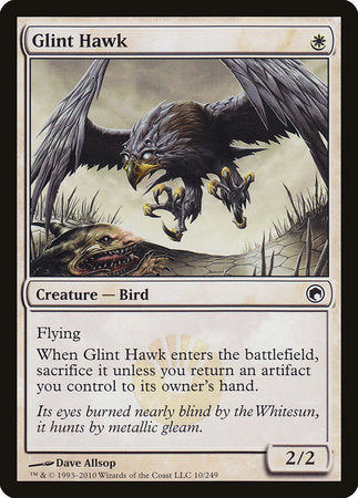 Glint Hawk [Scars of Mirrodin] | Spectrum Games