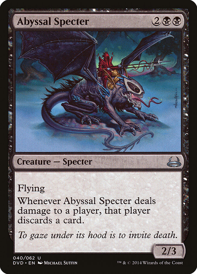 Abyssal Specter (Divine vs. Demonic) [Duel Decks Anthology] | Spectrum Games