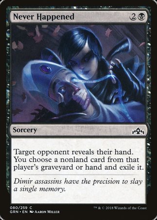 Never Happened [Guilds of Ravnica] | Spectrum Games