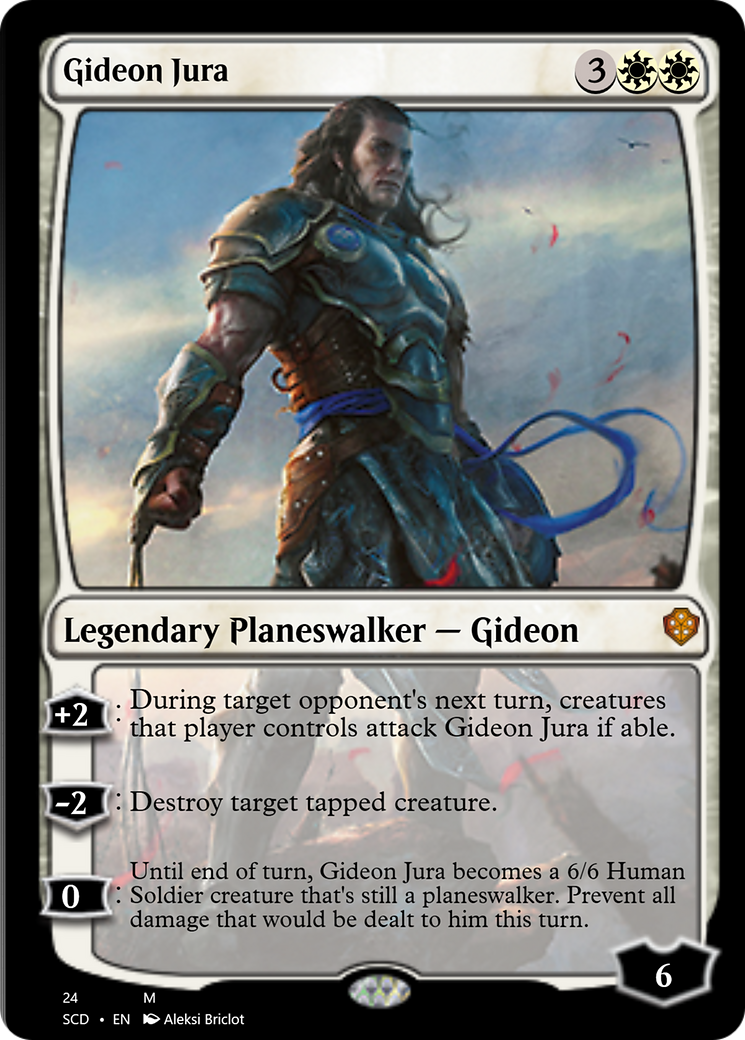 Gideon Jura [Starter Commander Decks] | Spectrum Games