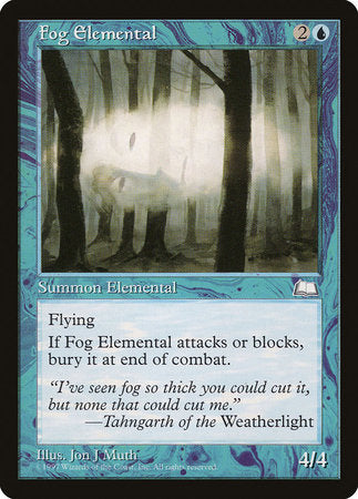 Fog Elemental [Weatherlight] | Spectrum Games