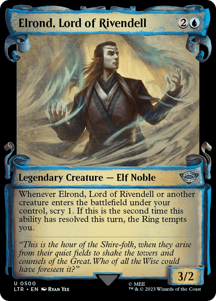 Elrond, Lord of Rivendell [The Lord of the Rings: Tales of Middle-Earth Showcase Scrolls] | Spectrum Games