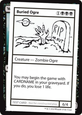 Buried Ogre (2021 Edition) [Mystery Booster Playtest Cards] | Spectrum Games