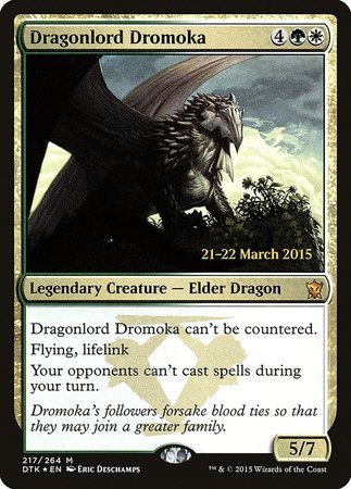 Dragonlord Dromoka [Dragons of Tarkir Promos] | Spectrum Games