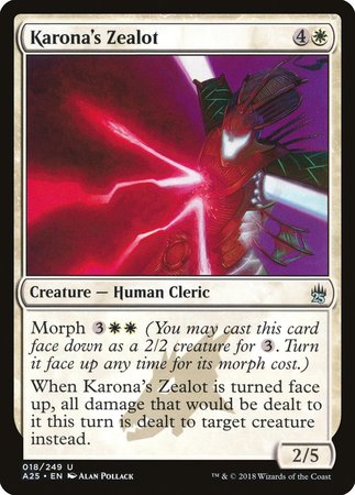 Karona's Zealot [Masters 25] | Spectrum Games