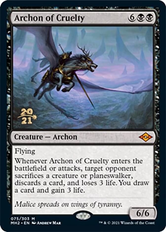 Archon of Cruelty [Modern Horizons 2 Prerelease Promos] | Spectrum Games