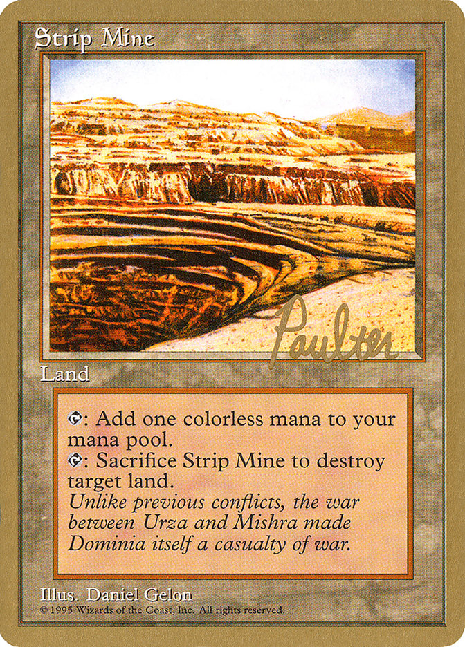 Strip Mine (Preston Poulter) [Pro Tour Collector Set] | Spectrum Games