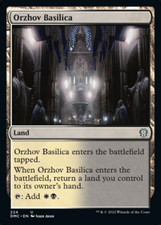 Orzhov Basilica [Dominaria United Commander] | Spectrum Games