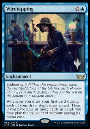 Wiretapping (Promo Pack) [Streets of New Capenna Promos] | Spectrum Games