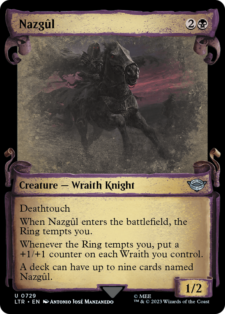 Nazgul (0729) [The Lord of the Rings: Tales of Middle-Earth Showcase Scrolls] | Spectrum Games