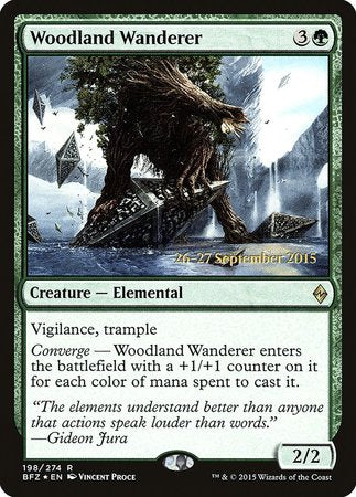 Woodland Wanderer [Battle for Zendikar Promos] | Spectrum Games