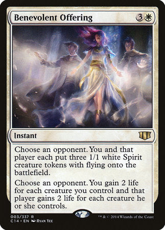 Benevolent Offering [Commander 2014] | Spectrum Games